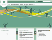 Tablet Screenshot of liikuntaneuvosto.fi